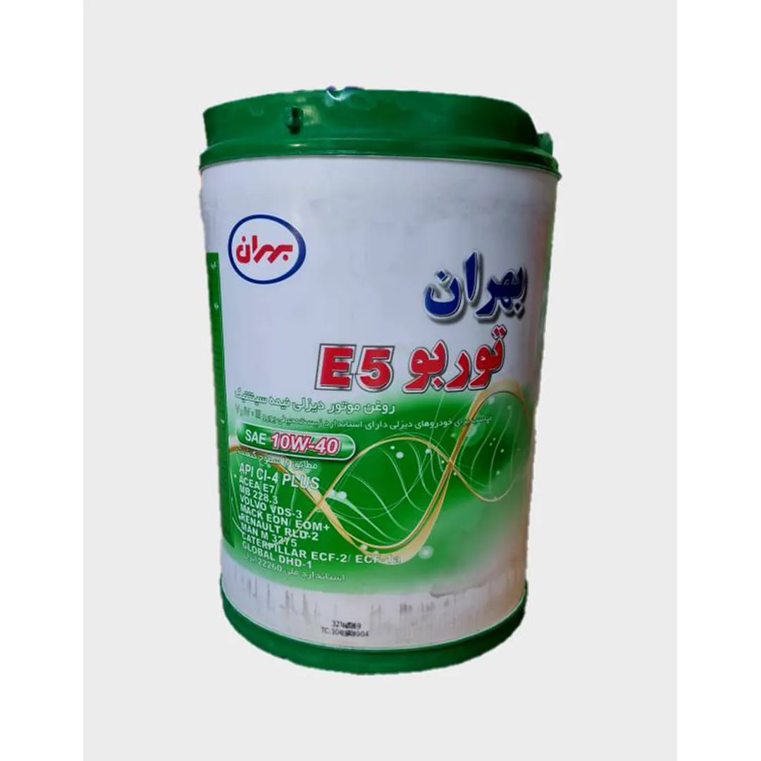 روغن موتور بهران توربو E5